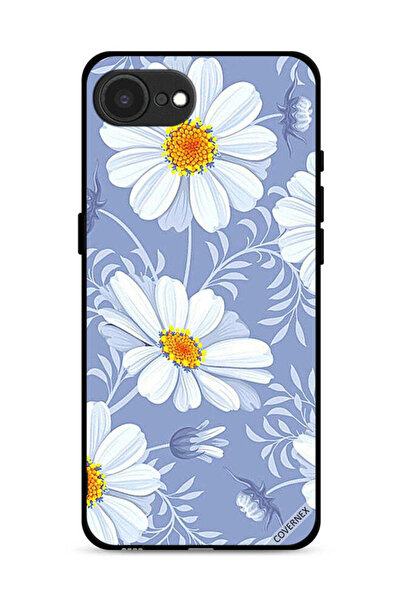 Covernex غطاء حماية لجهاز Apple iPhone 16e بطبعة زهور متفتحة