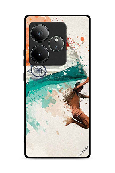 Covernex غطاء حماية لهاتف Realme GT Neo6 5G يحمل علم الهند أثناء الطيران