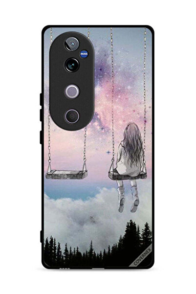 Covernex غطاء حماية لهاتف Vivo V40 5G برسومات فتاة وحيدة