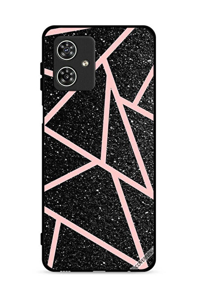 Covernex غطاء حماية لهاتف موتورولا موتو جي 54 5G بنقشة لامعة ومسارات