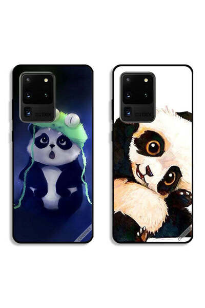 Covernex حافظتان لهاتف سامسونج جالكسي S20 ألترا، أغطية حماية بتصميم باندا وقب...