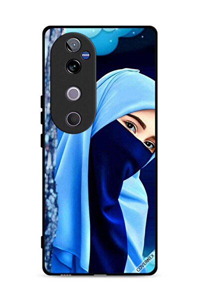 Covernex غطاء حماية لهاتف فيفو V40 5G بنقشة فتاة محجبة
