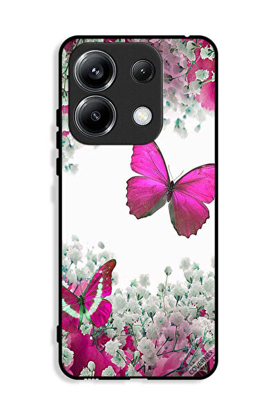 Covernex غطاء حماية لهاتف Xiaomi Poco M6 Pro 4G برسومات فراشات جميلة وورود صغيرة