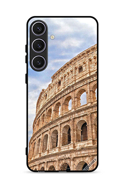 Covernex غطاء حماية لهاتف Samsung Galaxy S25 Plus بتصميم مبنى عتيق