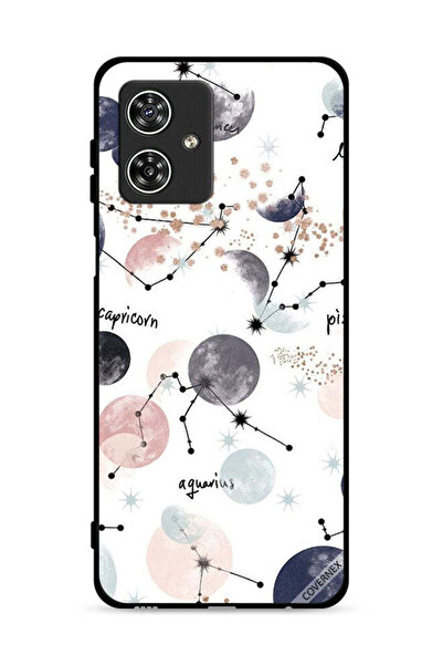 Covernex غطاء حماية لهاتف موتورولا موتو جي 54 5G برسومات فنية من الكواكب