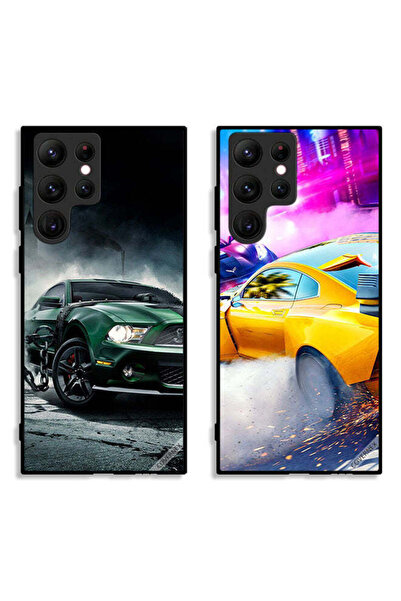 Covernex حافظتان لهاتف سامسونج جالاكسي S22 ألترا 5G بأغطية حماية بتصميم سيارة...