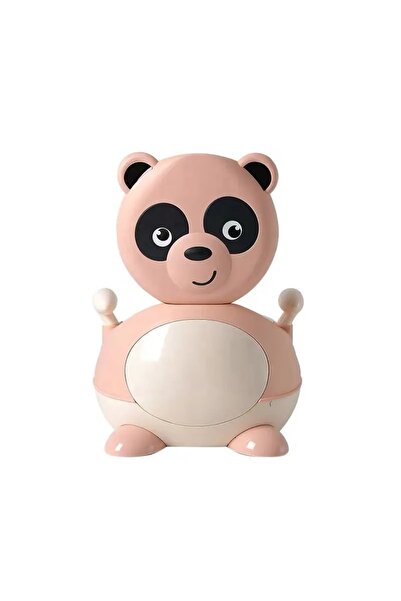 Little Mom Olita pentru copii Little Mom Panda Pink, cu adaptor moale din spuma PU, manere de sustinere, capac