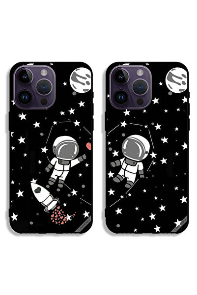 Covernex حافظتان لهاتف Apple iPhone 14 Pro، أغطية حماية، رائد فضاء، كوكب، قلب...