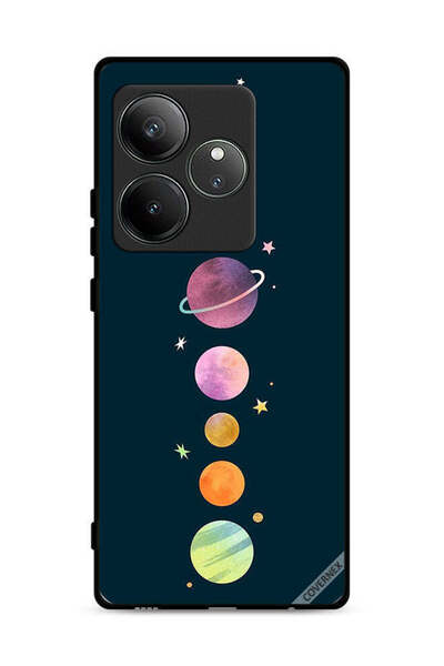 Covernex غطاء حماية لجهاز Realme GT 6T 5G بنقشة الفضاء والنجوم