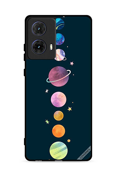 Covernex غطاء حماية لهاتف موتورولا موتو جي 85 5G بنقشة الكواكب في صف واحد
