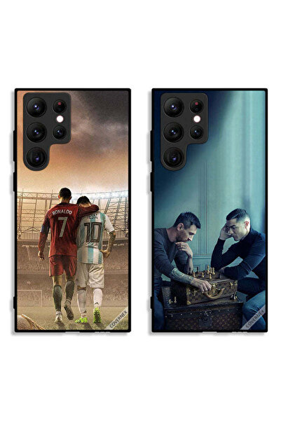 Covernex حافظتان لهاتف Samsung Galaxy S22 Ultra 5G، أغطية حماية CR7 وLeo Messi
