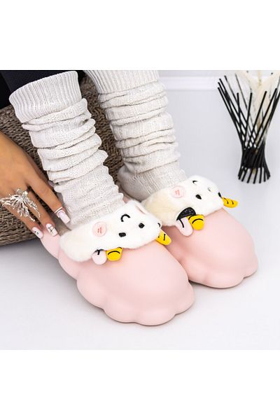 FASHION Ladies Slippers W-23 Pink |