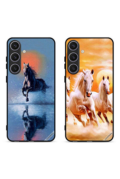 Covernex حافظتان لهاتف سامسونج جالاكسي إس 24 بلس 5G، أغطية حماية بتصميم خيول ...