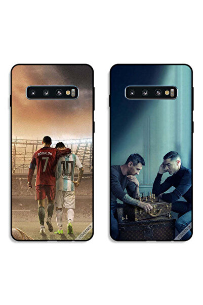 Covernex حافظتان لهاتف سامسونج جالاكسي S10، أغلفة حماية CR7 وLeo Messi