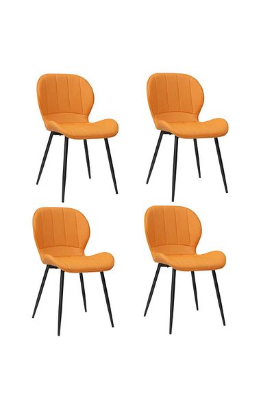ARTA DOOR Set 4 Scaune Piele Ecologică Topaz,Bucătărie, Living, Dormitoare sau pe holuri, Tapițate cu piele
