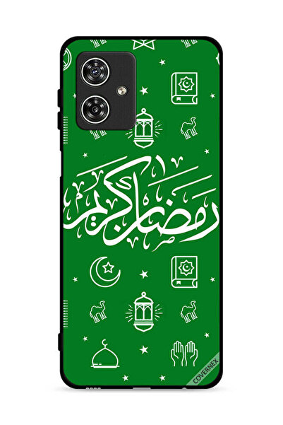 Covernex غطاء حماية لهاتف موتورولا موتو جي 54 5 جي - رمضان كريم - أخضر