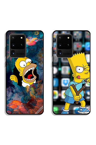 Covernex حافظتان لهاتف سامسونج جالكسي S20 ألترا، أغطية حماية بتصميم سيمبسون و...