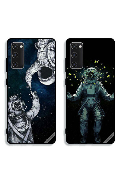 Covernex حافظتان لهاتف سامسونج جالكسي S20 FE بأغطية واقية بتصميم رواد فضاء وف...