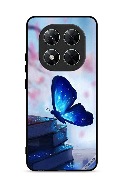 Covernex غطاء حماية لهاتف شاومي ريدمي نوت 14 برو 5G بتصميم فراشة جالسة على كتاب