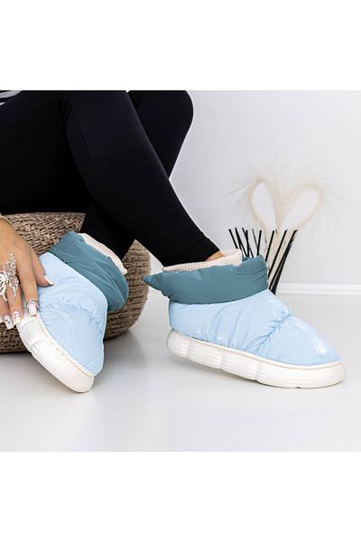 FASHION Ladies Slippers A-622 Blue |