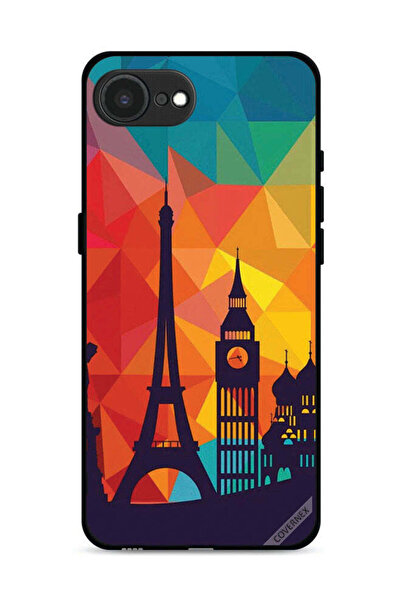 Covernex غطاء حماية لجهاز Apple iPhone 16e بنمط باريس الملون