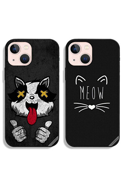 Covernex حافظتان واقيتان لهاتف Apple iPhone 13 - مارشميلو كات وميو