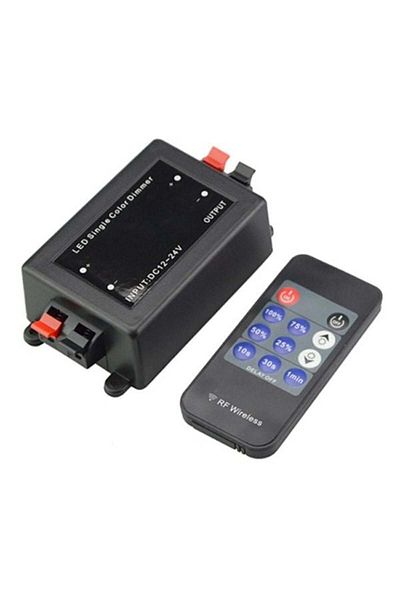 Welora Wireless switch for LED lighting, Dimmer with remote control - Black
