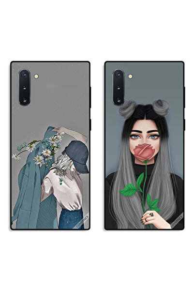 Covernex حافظتان واقيتان لهاتف سامسونج جالكسي نوت 10 بتصميم فتاة ترتدي معطفًا...