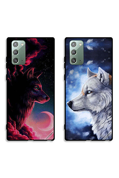 Covernex حافظتان لهاتف سامسونج جالكسي نوت 20، أغطية حماية بتصميم وولف آرت