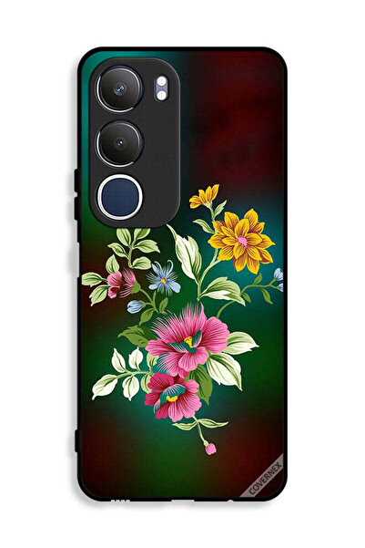 Covernex غطاء حماية لهاتف Vivo Y19s 4G - زهور عالية الدقة