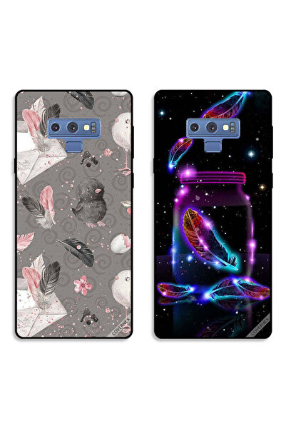 Covernex حافظتان لهاتف سامسونج جالكسي نوت 9، أغطية حماية من ريش الدجاج والريش...