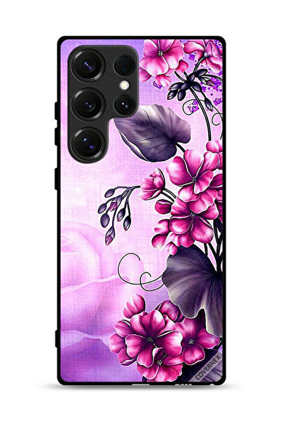 Covernex غطاء حماية لهاتف Samsung Galaxy S25 Ultra بخلفية زهور رومانسية