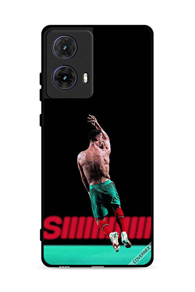 Covernex غطاء حماية لهاتف موتورولا موتو جي 85 5G رونالدو في الهواء
