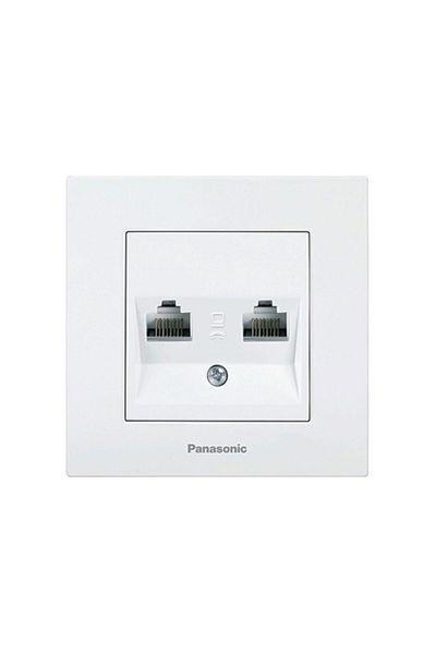 PANASONIC PRIZA CAT5e+CAT3 KARRE PLUS ALB