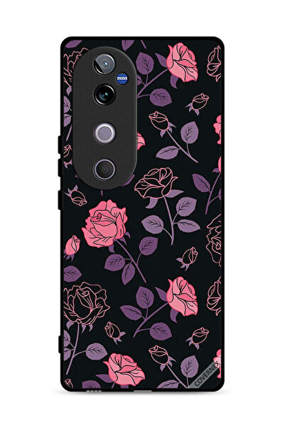 Covernex غطاء حماية لهاتف Vivo V40 5G بنقشة زهور قوطية باستيل