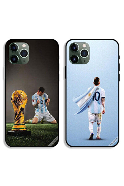 Covernex حافظتان لهاتف Apple iPhone 11 Pro Max، أغطية حماية ليو ميسي وكأس الفيفا