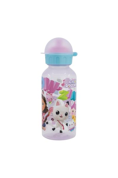 Gabby's Dollhouse Sticla apa din plastic pentru copii, 370 ml, Transparent, Gabby's Dollhouse