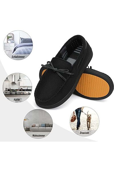 MISHANSHA slippers, black, textile/rubber/memory foam, 37