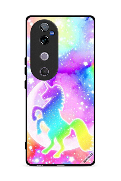 Covernex Vivo V40 5G Protective Case Cover Rainbow Unicorn