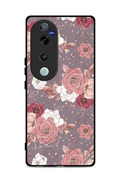 Covernex غطاء حماية لهاتف Vivo S19 Pro 5G بخلفية زهرية