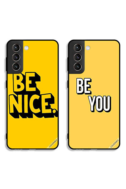 Covernex حافظتان واقيتان لهاتف سامسونج جالاكسي S21 بلس 5G كن لطيفًا وكن أنت