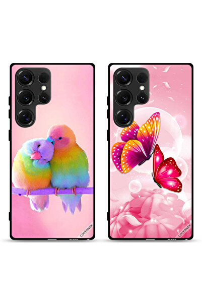 Covernex حافظتان لهاتف سامسونج جالاكسي S25 ألترا 5G بأغطية واقية برسومات طيور...