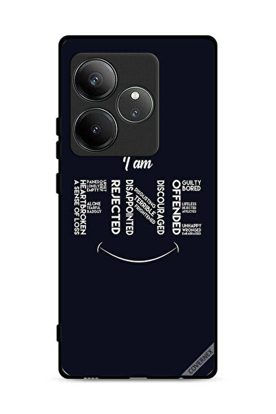 Covernex غطاء حماية لهاتف Realme GT 6 5G بطبعة "أنا بخير"