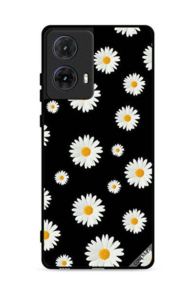 Covernex غطاء حماية لهاتف موتورولا موتو جي 85 5G بنقشة زهور الشمس الصغيرة