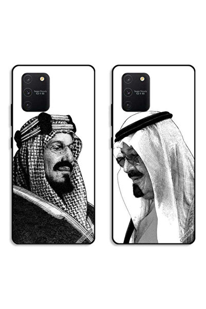 Covernex حافظتان لهاتف سامسونج جالاكسي إس 10 لايت بغطاءين واقيين الملك ابن سعود والملك عبدالله