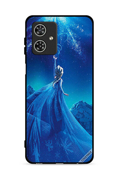 Covernex غطاء حماية لهاتف موتورولا موتو جي 54 5G بطبعة إلسا فروزن