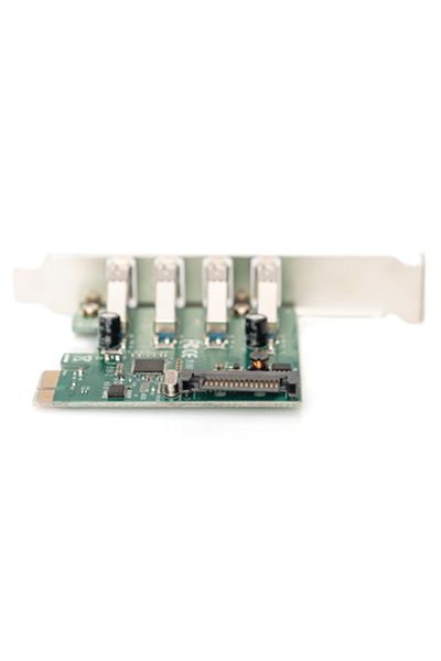 Digitus Adaptor USB PCIe 2.0 x1 5Gbps 4 Porturi