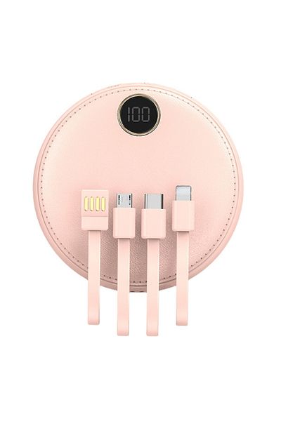 OEM Round external battery, Power Bank with fast charging, Fast Charge, 10W, 10,000 mAh