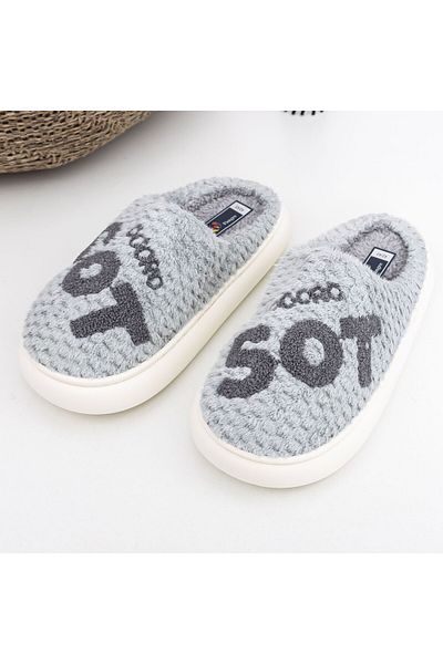 FASHION Men's slippers A-629 Light gray |
