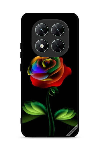 Covernex Xiaomi Redmi Note 14 Pro 5G Protective Case Cover Rainbow Color Rose